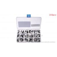 0.1uF-330uF Aluminum Electrolytic Capacitors Value-Pack (215 Pieces)