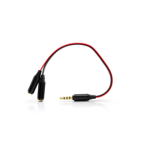3.5mm Male to Dual Female Audio Split Y-Cable